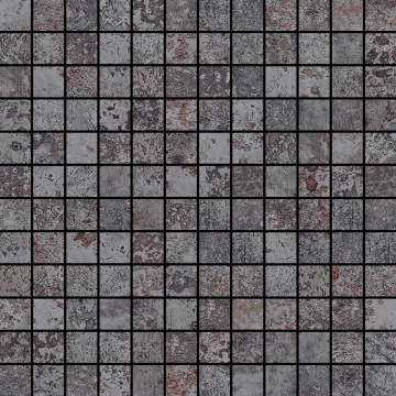 Sonora Mosaico 2,5x2,5 8430828329625 - Grey, Mate, 29.75x29.75cm, 8.00mm, Not rectified