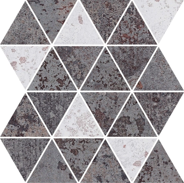 Sonora Mosaico Triangle 8430828329472 - Grey, Natural, 29.5x29.65cm, 10.00mm, Not rectified