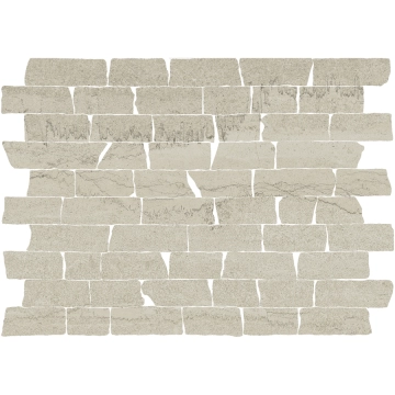 Tivoli Mosaico Broken 8430828337385 - Ivory Vein-cut, Natural, 30.5x27.5cm, 10.00mm, Not rectified