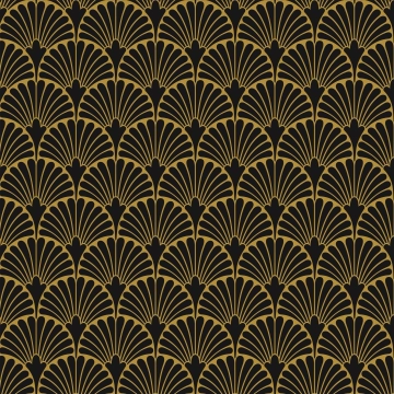 Art-deco Manhattan 8431940395024 - Black, Natural, 29.75x29.75cm, 10.00mm, Rectified