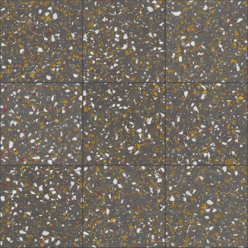 Terrazzo 8431940440229 - Anthracite, Natural, 59.2x59.2cm, 10.00mm, Rectified
