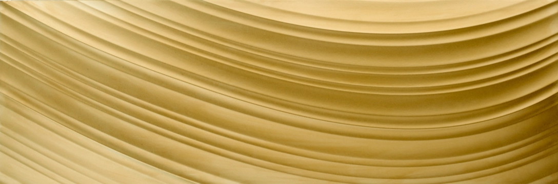 Neutral Curve 8430828268849 - Gold, Mate, 29.75x89.46cm, 7.00mm, Rectified