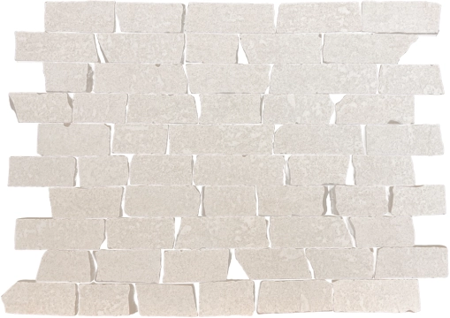 Ciment Mosaico Broken 8430828335398 - Ivory, Natural, 30.5x27.5cm, 10.00mm, Rectified