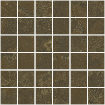 Illusion Mosaico 5x5 8430828337804 - Brass, Lappato, 29.75x29.75cm, 7.00mm, Not rectified