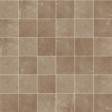 Cotto Mosaico 5x5 8430828300204 - Brown, Natural, 29.75x29.75cm, 10.00mm, not-rectified
