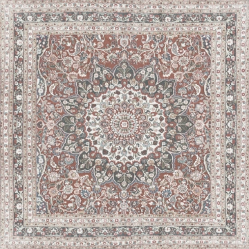 Kilim 8431940289750 - Nain, Natural, 59.55x59.55cm, 7.00mm, Rectified