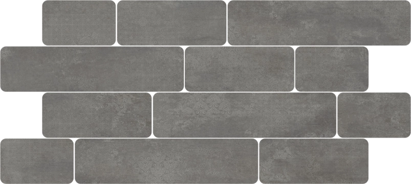 Reaction Modulo Damask 137718 - Electron, Naturale, 29x58cm, 7.00mm, Rectified