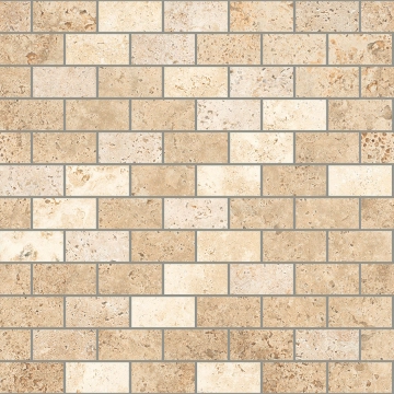 Aurum Muretto su Rete 125441 - Ebur/nux, Naturale, 11.81x11.81