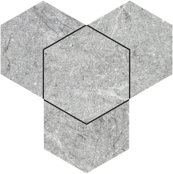 Jasper Mosaico Lineal PESP1800 - Grey, Natural, 39x39cm, 10.00mm, Not rectified