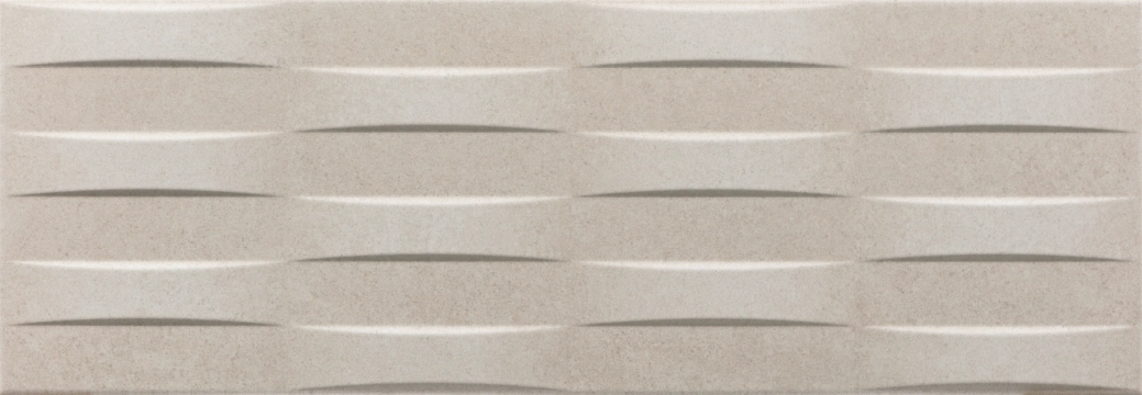 Rodano Rlv Onda M14 - Natural, Matt, 25x70cm, 10.00mm, Not rectified