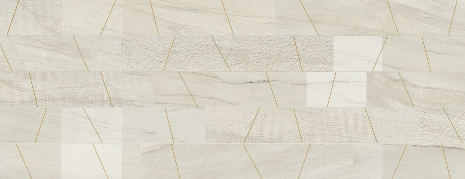 Lux Experience MW05EAM - Calacatta Mont Blanc, Mix, 20x120cm, 9.00mm, Rectified