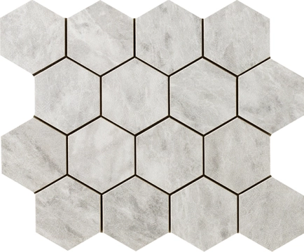 Lux Experience Mosaico Esagona MW07MESFA - Grigio Versilia, Fade, 26x30cm, 9.00mm, Not rectified
