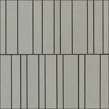 Nuances Mosaico Listelli NU02ML - Grigio, Strideup, 30x30cm, 9.00mm, Not rectified