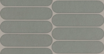 Nuances Mosaico Ovale NU09MOV - Salvia, Strideup, 19.5x37cm, 9.00mm, Not rectified