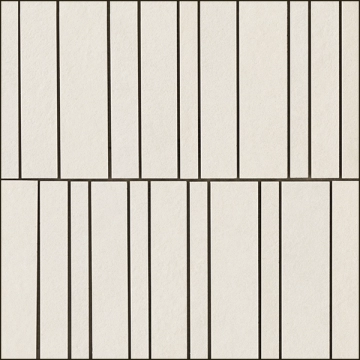 Nuances Mosaico Listelli NU05ML - Avorio, Strideup, 30x30cm, 9.00mm, Not rectified
