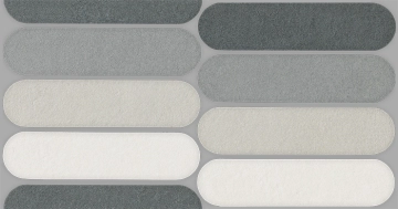 Nuances Mosaico Ovale Mix Freddo NU00MOVF1 - 1, Strideup, 19.5x37cm, 9.00mm, Not rectified