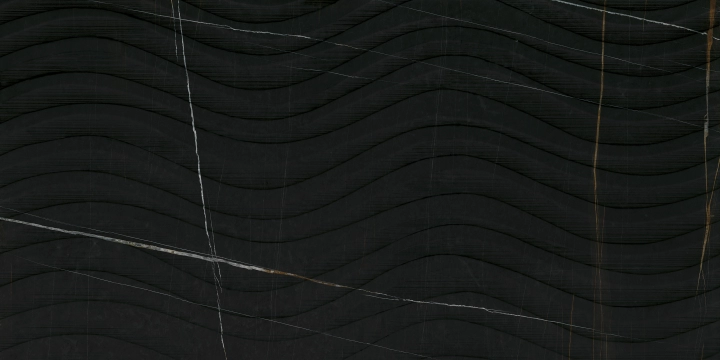 Marble Experience MB04BAO - Sahara Noir, Onda, 60x120cm, 9.00mm, Rectified