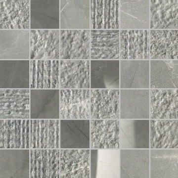 Marble Experience Mosaico Mix MB033MM - Orobico Grey, Mix, 30x30cm, 9.00mm, not-rectified