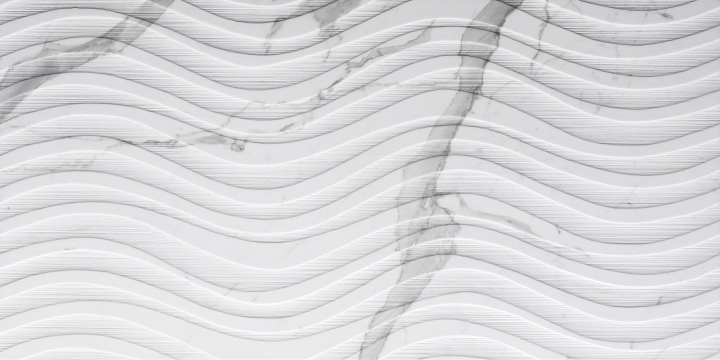 Marble Experience MB01BAO - Statuario Lux, Onda, 60x120cm, 9.00mm, Rectified