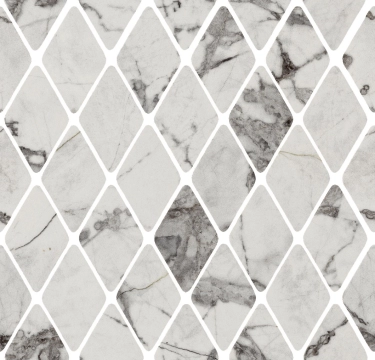 Charm Experience Mosaico Rombi CH04MRBL - Invisible Grey, Lappato, 31x33.5cm, 9.00mm, Rectified