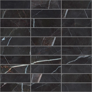 Charm Experience Muretto CH03MBL - Calacatta Black, Lappato, 30x30cm, 9.00mm, Rectified