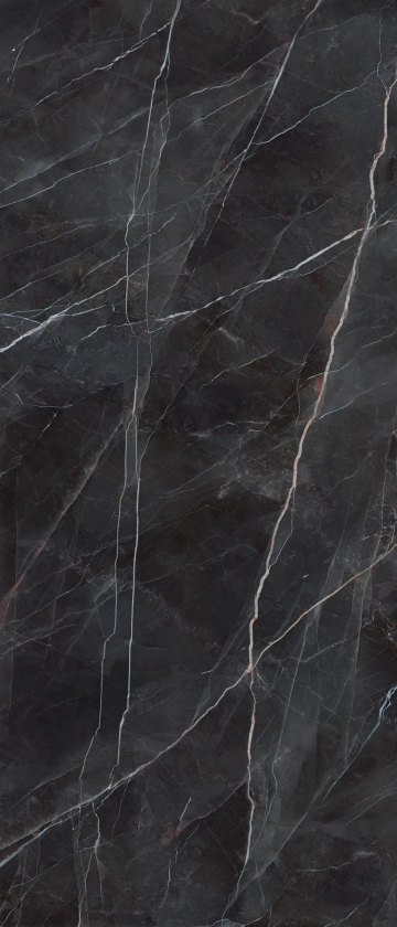 Charm Experience CH03XPL - Calacatta Black, Lappato, 120x280cm, 6.00mm, Rectified