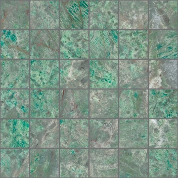 Charm Experience Mosaico CH053ML - Amazzonite, Lappato, 30x30cm, 9.00mm, Rectified