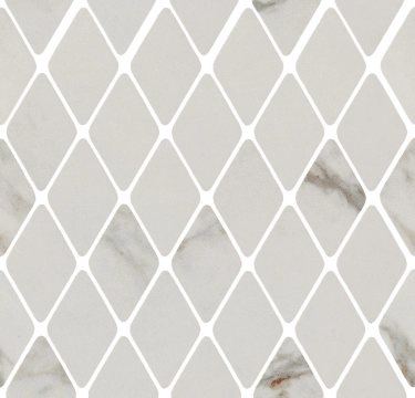 Charm Experience Mosaico Rombi CH01MRBL - Calacatta Pink, Lappato, 31x33.5cm, 9.00mm, Rectified