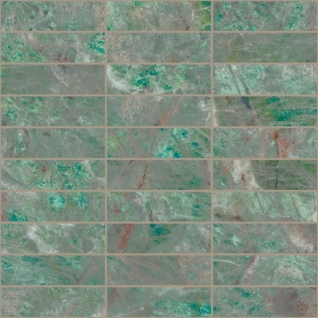 Charm Experience Muretto CH05MBL - Amazzonite, Lappato, 30x30cm, 9.00mm, Rectified