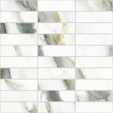 Charm Experience Muretto CH02MBL - Calacatta Green, Lappato, 30x30cm, 9.00mm, Rectified
