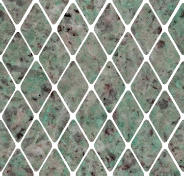 Charm Experience Mosaico Rombi CH05MRBL - Amazzonite, Lappato, 31x33.5cm, 9.00mm, Rectified