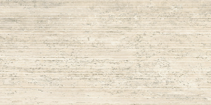 I Travertini TR01BAR - Bianco Vein Cut, Ribbed, 60x120cm, 9.00mm, Rectified