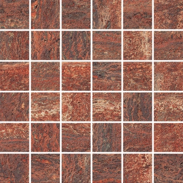 I Travertini Mosaico TR073MA - Rosso Vein Cut, Strideup, 30x30cm, 9.00mm, Not rectified