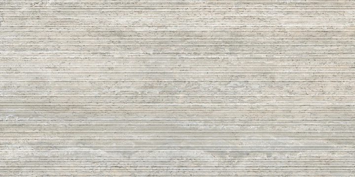 I Travertini TR05BAR - Grigio Vein Cut, Ribbed, 60x120cm, 9.00mm, Rectified