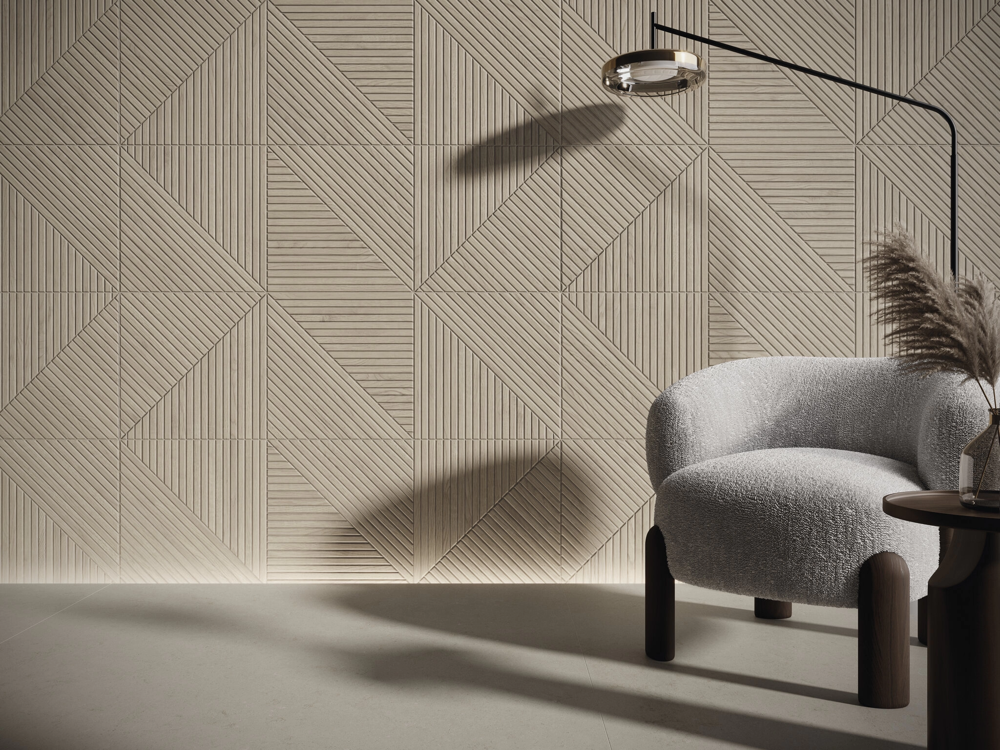 Cifre Ceramica Geometric, Wood