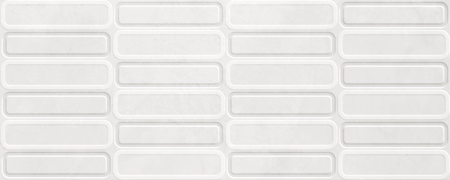 Alure Oval 300000000000057875 - White, Matt, 30x75cm, 8.00mm, not-rectified