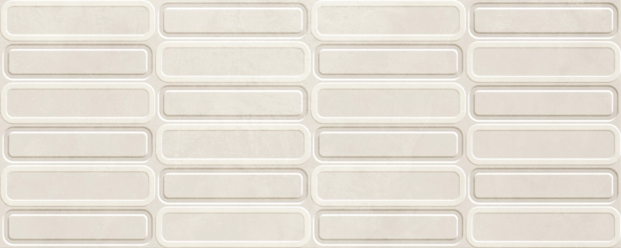 Alure Oval 300000000000057879 - Ivory, Matt, 30x75cm, 8.00mm, not-rectified