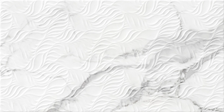 Anima Leaves 300000000000047761 - White, Matt, 30x60cm, 8.00mm, not-rectified