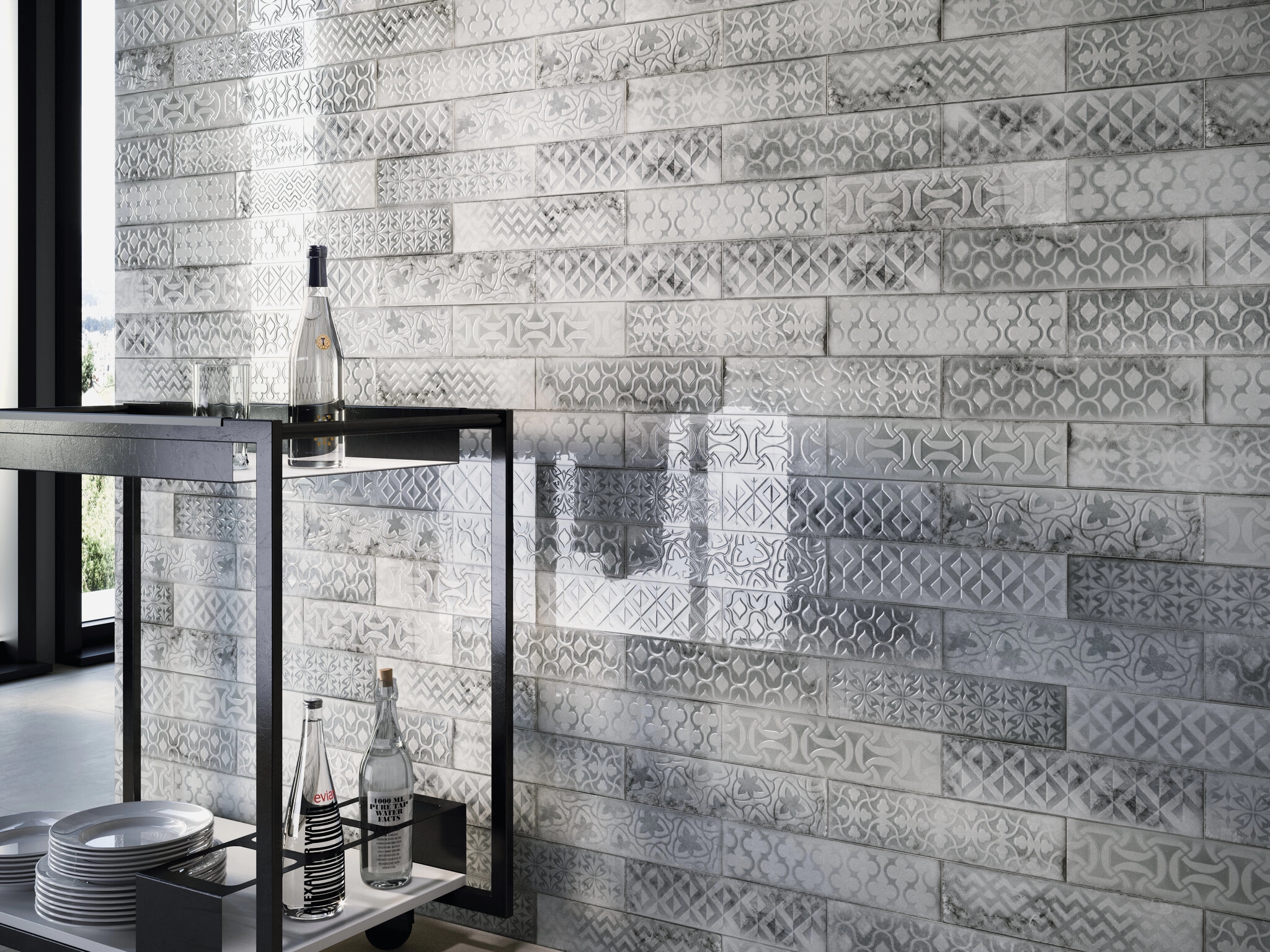 Cifre Ceramica Drop, Brick