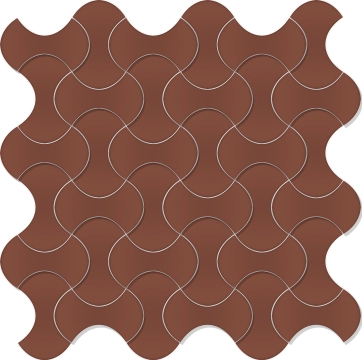 Norse Knit TTNO13MKN - Rusty Red, Matt, 30x30cm, 10.00mm, Rectified
