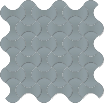 Norse Knit TTNO19MKN - Azure Mist, Matt, 30x30cm, 10.00mm, Rectified