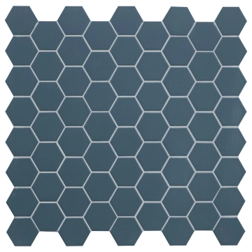 Hexa Mosaico 4,3x3,8 TTHX08MHN - Ocean Wave, Matt, 12.44x12.44