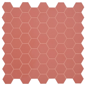 Hexa Mosaico 4,3x3,8 TTHX06MHN - Cherry Pie, Matt, 12.44x12.44