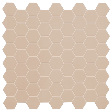 Hexa Mosaico 4,3x3,8 TTHX10MHN - Rosy Blush, Matt, 12.44x12.44