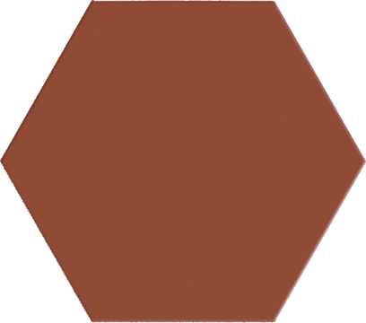 Hexa TTHXF13N - Rusty Red, Matt, 5.51x6.3