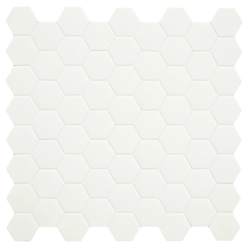 Hexa Mosaico 4,3x3,8 TTHX05MHN - Lemon Sorbet, Matt, 12.44x12.44