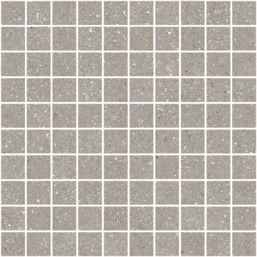 Grained Mosaico 3x3 TTGR02M3N - Zinc, Matt, 30x30cm, 10.00mm, Rectified