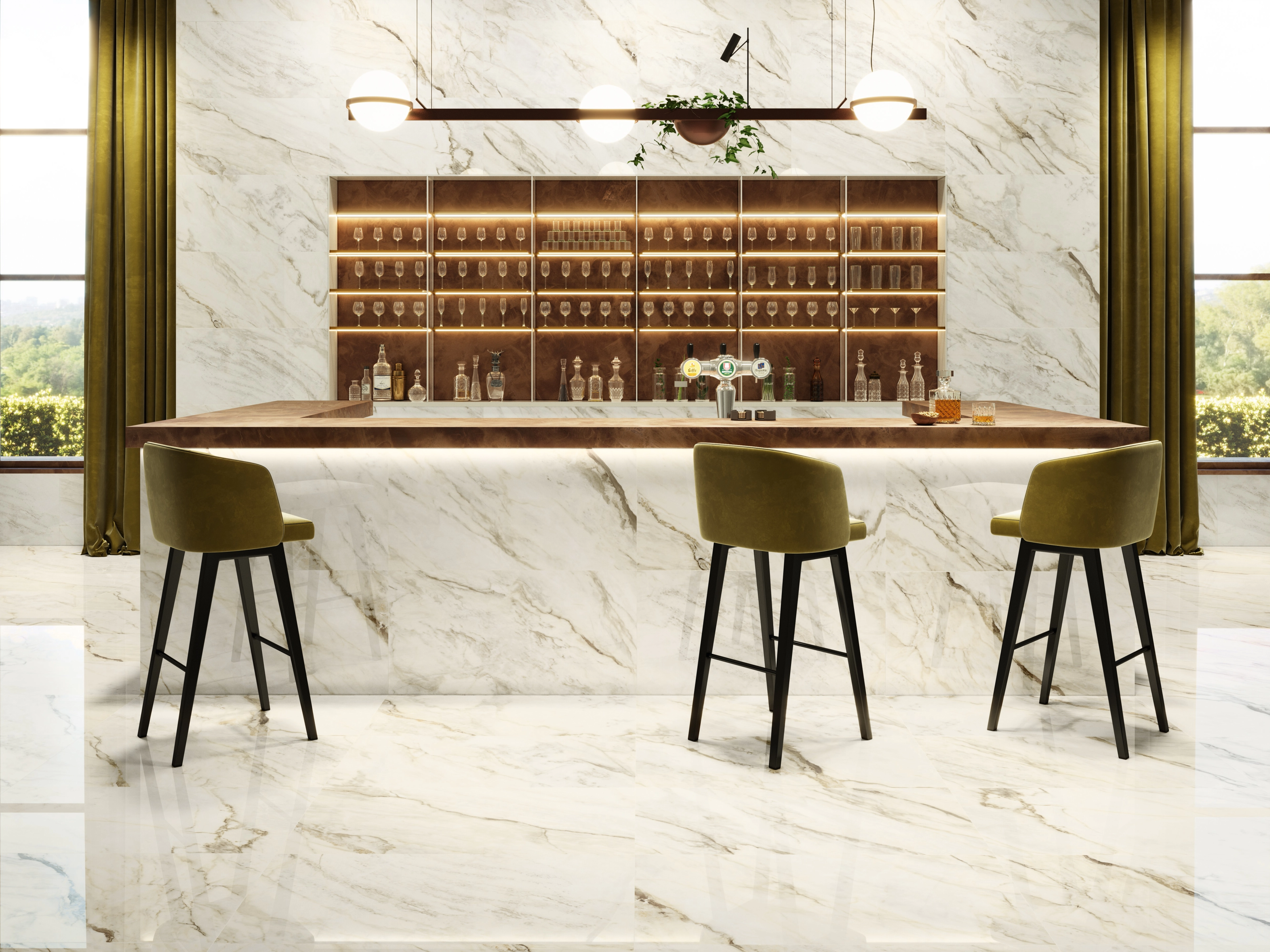 Baldocer Fontana, Marble
