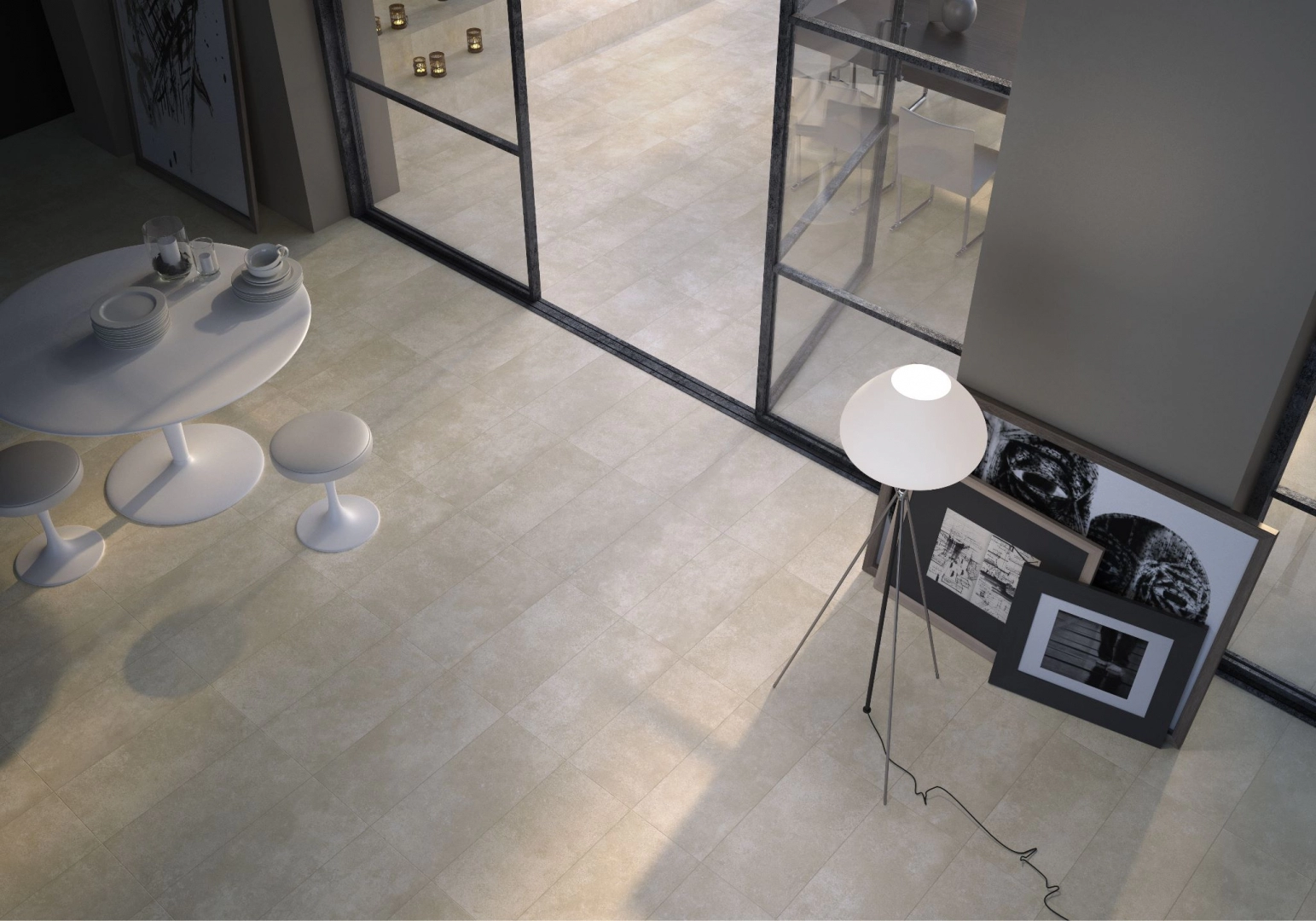 Saloni Ceramica Round, Stone