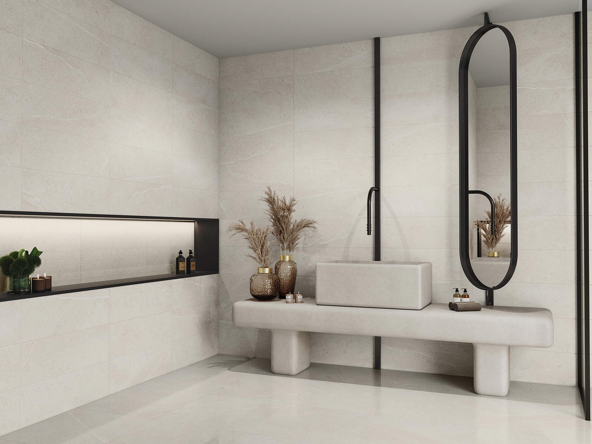 Saloni Ceramica Hudson, Stone